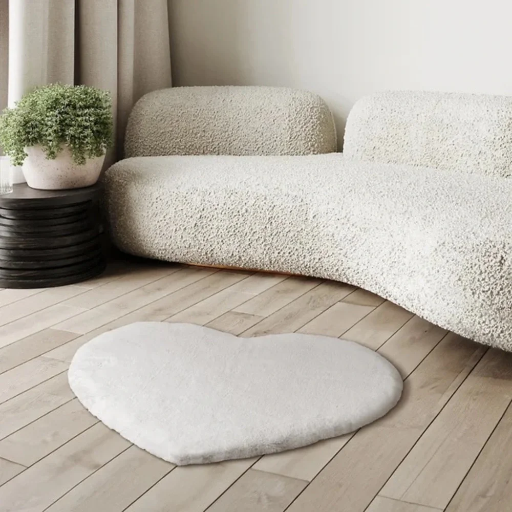Mon Chateau Faux Fur Shaped Rug